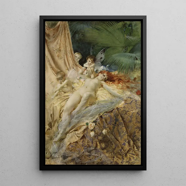 Reproduction of the painting Nymphe de l'amour - Anders Zorn