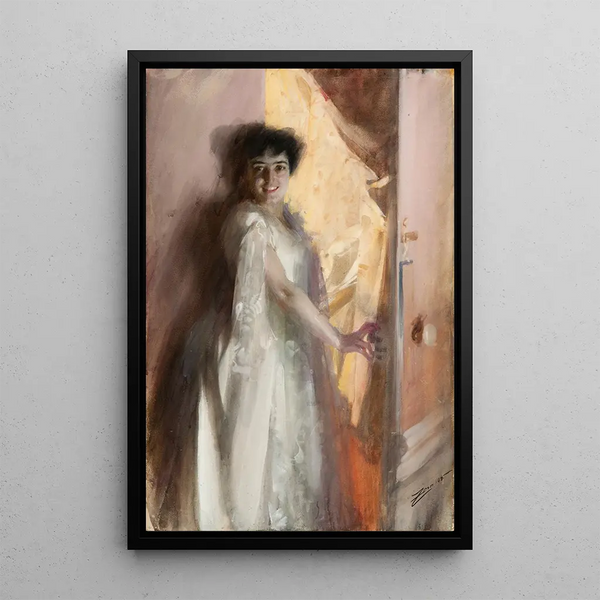 Rosita Mauri - Anders Zorn — framed artwork on a wall