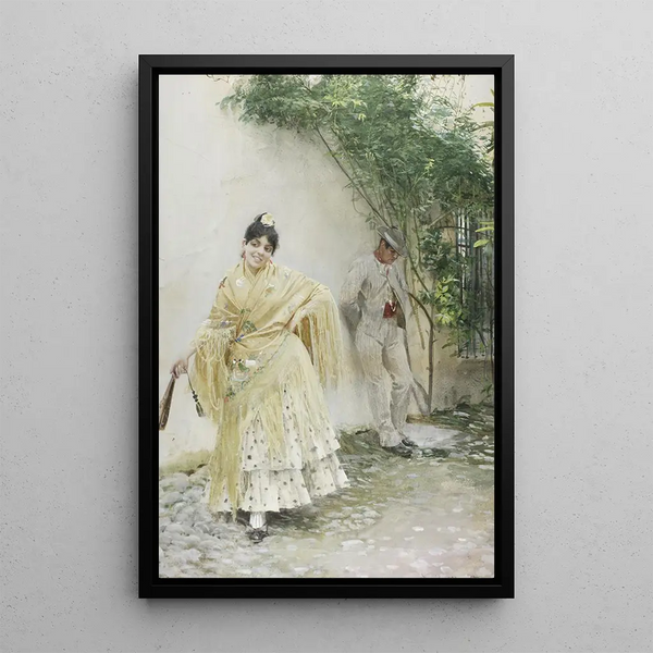 Seville - Anders Zorn — framed artwork on a wall