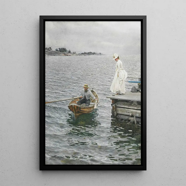 Sommarnje - Anders Zorn — framed artwork on a wall