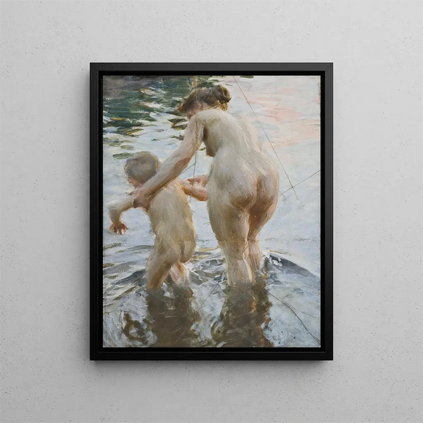 A First - Anders Zorn — framed artwork on a wall