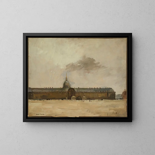 Les Invalides - André Charles Mare — framed artwork on a wall