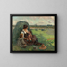 La vie simple - André Brouillet — framed artwork on a wall