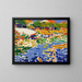 Boats moored at l'Estaque - André Derain — framed artwork on a wall