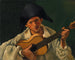 Bust of Harlequin with Guitar - André Derain — artwork view