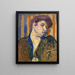 Bust of a Woman - André Derain — framed artwork on a wall