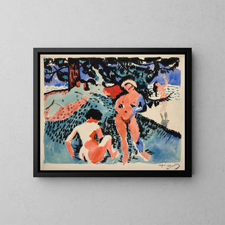 The Rest - André Derain — framed artwork on a wall