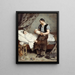 The Newborn - André Gill — framed artwork on a wall