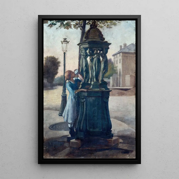 Reproduction of the painting Une fontaine Wallace - André Gill