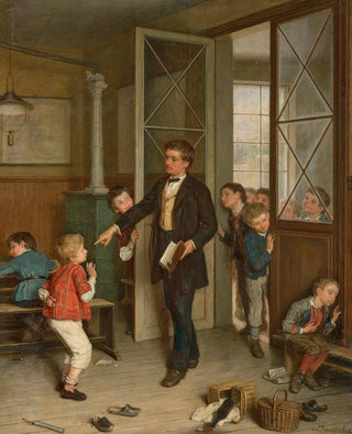Les petits fumeurs pris sur le fait - André Henri Dargelas — artwork view