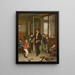 Les petits fumeurs pris sur le fait - André Henri Dargelas — framed artwork on a wall