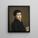 Portrait of a Musician - Andrea Appiani — framed artwork on a wall