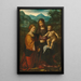 Reproduction of the painting La Vierge à l'Enfant avec sainte Catherine d'Alexandrie dans un paysage - Andrea Bianchi