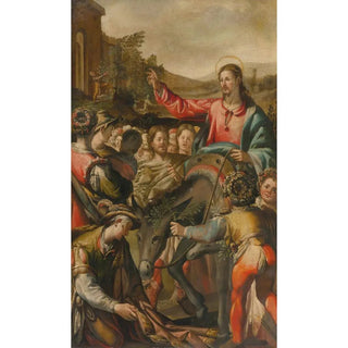 The Entry of Christ into Jerusalem - Andrea Boscoli — artwork view