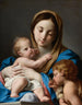 The Virgin and Child with Saint John the Baptist - Andrea Casali — artwork view