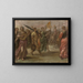 David and Goliath - Andrea del Michieli — framed artwork on a wall
