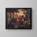 Discovery of Romulus and Remus - Andrea Locatelli — framed artwork on a wall