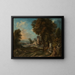 Landscape of the South - Andrea Locatelli — framed artwork on a wall