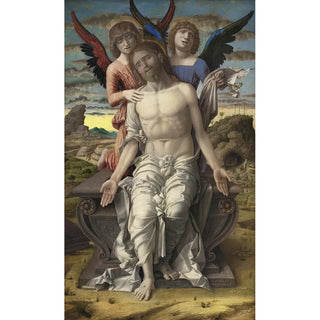 The Christ as Suffering Redeemer - Andrea Mantegna — artwork view