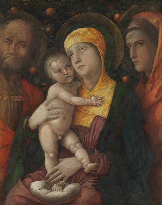 La Sainte Famille avec sainte Marie-Madeleine - Andrea Mantegna — artwork view