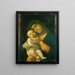 Virgin and Child - Andrea Mantegna — framed artwork on a wall