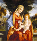 Virgin and Child in a landscape - Andrea Previtali — artwork view
