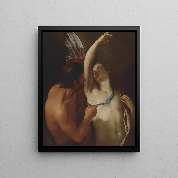 Dédale et Icare - Andrea Sacchi — framed artwork on a wall