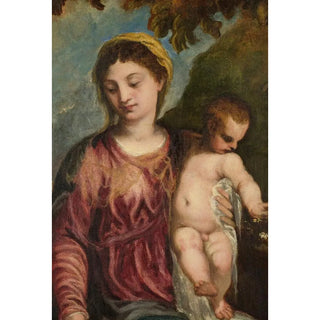 Virgin and Child - Andrea Schiavone — artwork view