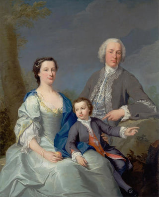 Andrea Soldi - Sir Robert and Lady Smyth with Their Son Hervey.webp