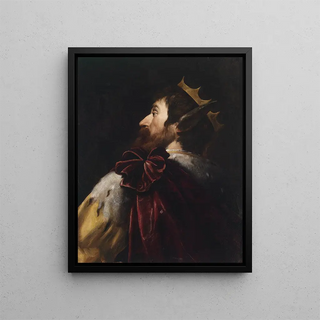 The King Midas - Andrea Vaccaro — framed artwork on a wall