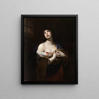 Sainte Agathe - Andrea Vaccaro — framed artwork on a wall