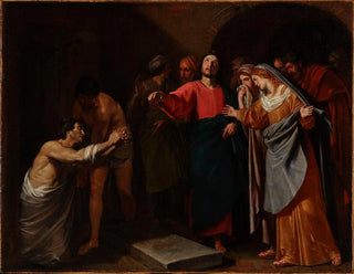 The Resurrection of Lazarus - Andrea Vaccaro — artwork view