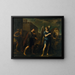 Tobias and the Archangel Raphael - Andrea Vaccaro — framed artwork on a wall