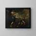 Tobias and the Fish - Andrea Vaccaro — framed artwork on a wall