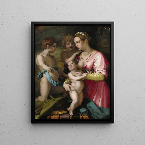 Charité - Andrea del Sarto — framed artwork on a wall