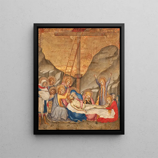 La Lamentation - Andrea di Bartolo — framed artwork on a wall