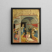 The Nativity of the Virgin - Andrea di Bartolo — framed artwork on a wall