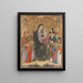 the Virgin and Child with saints - Andrea di Bartolo — framed artwork on a wall