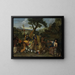 Les colporteurs - Andrea di Leone — framed artwork on a wall
