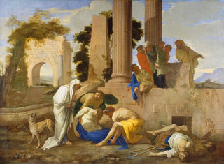 Tobie ensevelissant les morts - Andrea di Lione — artwork view