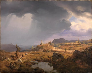 Norwegian Landscape Painting - Andreas Achenbach — artwork view