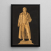 Johannes Gutenberg - Andreas Flinch — framed artwork on a wall
