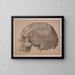 Kranium - Andreas Flinch — framed artwork on a wall
