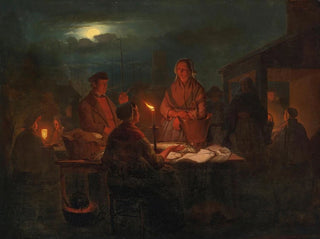The Night Market - Andreas Franciscus Vermeulen — artwork view
