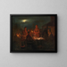 The Night Market - Andreas Franciscus Vermeulen — framed artwork on a wall