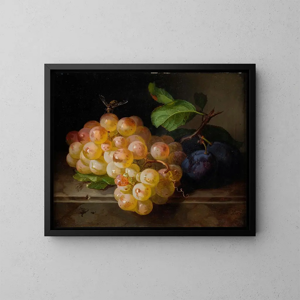 Nature morte avec abeille - Andreas Lach — framed artwork on a wall