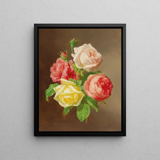 Roses - Andreas Lach — framed artwork on a wall