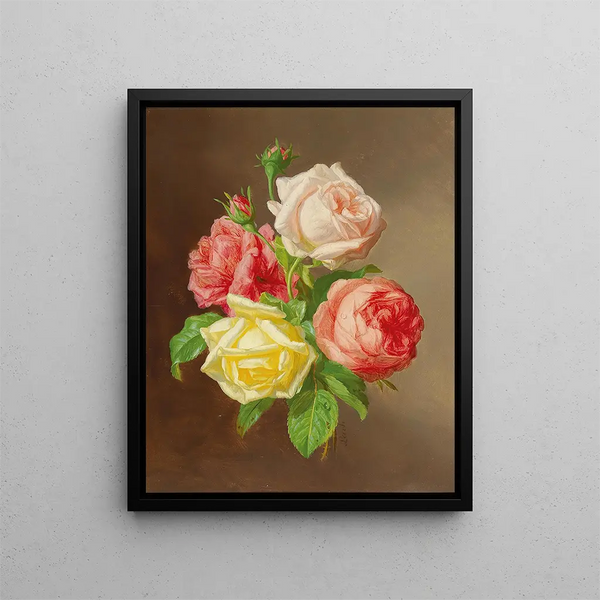 Roses - Andreas Lach — framed artwork on a wall