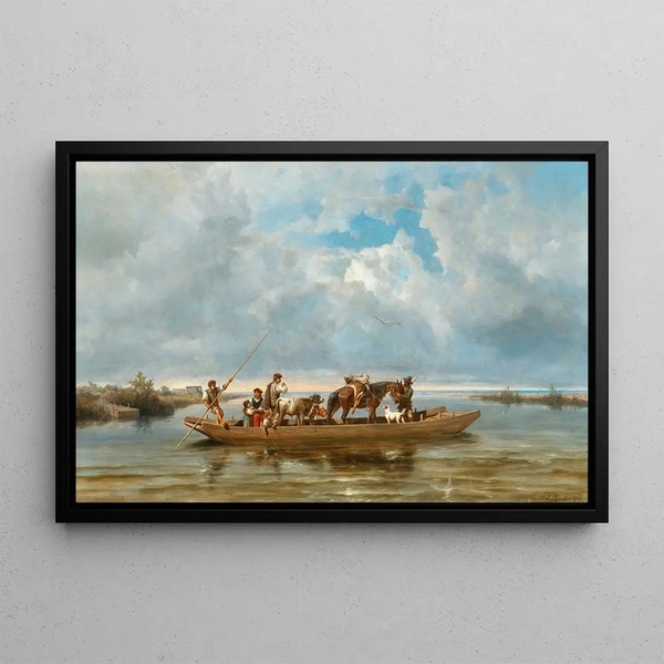 After the Hunt - Andreas Marko — framed artwork on a wall