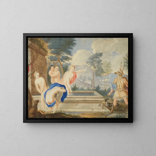 Diane et Actéon - Andreas von Behn — framed artwork on a wall
